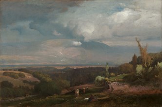 Approaching Storm from the Alban Hills, 1871. George Inness (American, 1825-1894). Oil on canvas;