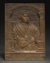 Portrait of Georg Knauer, 1537. Peter Dell (German, 1490-1552). Pearwood; overall: 14 x 8.9 cm (5