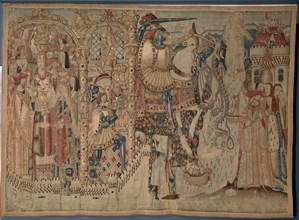 Story of Perseus and Andromeda, early 1500s. Netherlands, early 16th century. Tapestry weave: wool