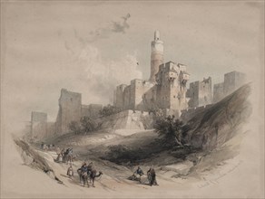 Citadel of Jerusalem, without the Walls, Tower of David, 1839. David Roberts (British, 1796-1864).