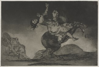 The Proverbs:  The Horse-Abductor, 1864. Francisco de Goya (Spanish, 1746-1828). Etching and