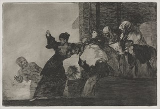 The Proverbs:  Poor Folly, 1864. Francisco de Goya (Spanish, 1746-1828). Etching and aquatint