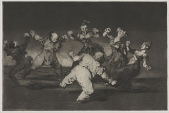 The Proverbs:  If Marion Will Dance, Then She Has to Take the Consequences, 1864. Francisco de Goya