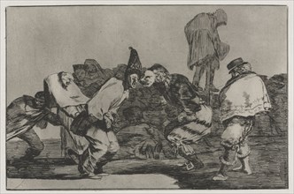 The Proverbs:  Carnival Folly, 1864. Francisco de Goya (Spanish, 1746-1828). Etching and aquatint