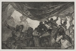 The Proverbs:  Clear Folly, 1864. Francisco de Goya (Spanish, 1746-1828). Etching and aquatint