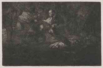 The Proverbs: God Creates Them and They Join Up Together, 1864. Francisco de Goya (Spanish,