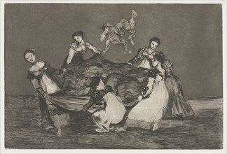 The Proverbs:  Feminine Folly, 1864. Francisco de Goya (Spanish, 1746-1828). Etching and aquatint