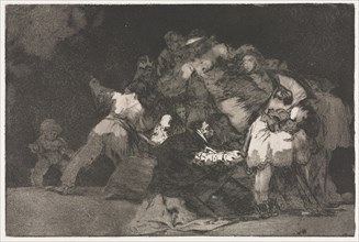 The Proverbs:  General Folly, 1864. Francisco de Goya (Spanish, 1746-1828). Etching and aquatint