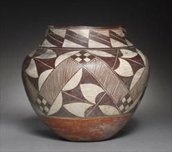 Water Jar (Olla), 1880s. Southwest,Pueblo, Acoma, Post-Contact Period, 20th century. Ceramic;