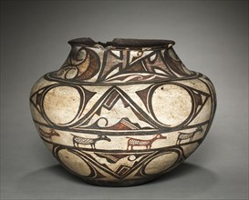Water Jar (Olla), 1880-1900. Southwest,Pueblo, Zuni, Post-Contact Period, late 19th century - early