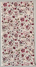 Fragment of a Quilted Skirt, c. 1785. England, late 18th century. Woodblock print on cotton;