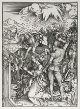 The Martyrdom of Saint Catherine of Alexandria, c. 1497. Albrecht Dürer (German, 1471-1528).