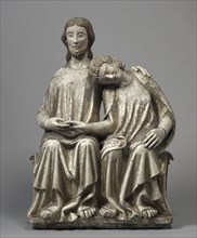 Christ and Saint John the Evangelist, 1300-1320. Germany, Swabia, near Bodenese (Lake Constance),
