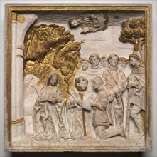 Pier Francesco Visconti, Court of Saliceto, Adoring the Christ Child, shortly after 1484. Workshop