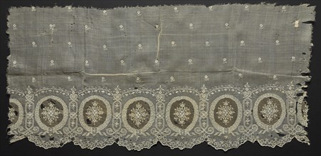 Embroidered Strip, 19th century. Philippines, 19th century. Embroidery in ecru thread on pina