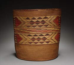 Cooking Basket, late 1800s. Northwest Coast, Tlingit, late 19th Century. Spruce root; twined, false