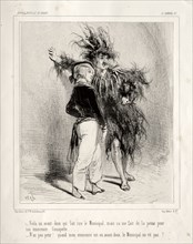 Carnaval. Paul Gavarni (French, 1804-1866). Lithograph