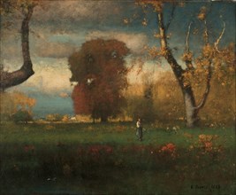 Landscape, 1888. George Inness (American, 1825-1894). Oil on canvas; framed: 79.5 x 92 x 6 cm (31