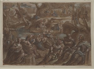 Copy of Tintoretto's Children of Israel Gathering Manna, after 1594. Copy after Jacopo Tintoretto