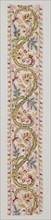 Embroidered Strip, late 1500s. Italy, late 16th century. Embroidery; silk on linen; overall: 29.2 x
