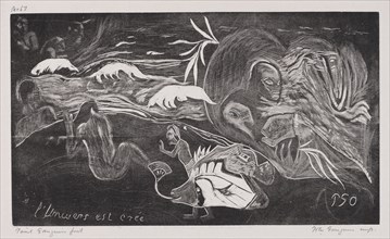 Noa Noa: L'Univers est créé (The Universe is Created), 1893-94. Paul Gauguin (French, 1848-1903).