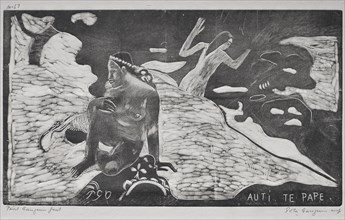 Noa Noa: Women at the River (Auti Te Pape), 1893-94. Paul Gauguin (French, 1848-1903). Woodcut;