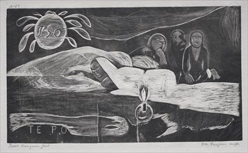 Noa Noa: Te Po (Eternal Night), 1893-94. Paul Gauguin (French, 1848-1903). Woodcut
