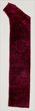 Fragments of a Chasuble, 1600s. Italy, 17th century. Velvet; overall: 98 x 27 cm (38 9/16 x 10 5/8