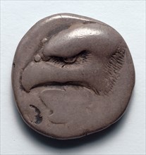 Stater: Large Eagle's Head above an Ivy Leaf (obverse), 471-421 BC. Greece, 5th century BC. Silver;