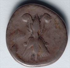 Stater: Fulmen with Wings at one end and Volutes at other (reverse), 471-421 BC. Greece, 5th