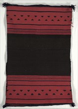 Woman's Dress, c. 1880-1885. America, Native North American, Southwest, Navajo, Post-Contact, Late