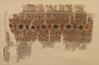 Fragment of a Tiraz-Style Textile, 1101 - 1149. Egypt, Fatimid period, Caliphate of al-Amir or