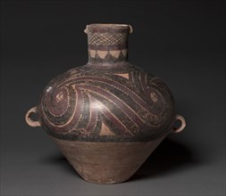 Jar with Curvilinear Designs, 2650-2350 BC. Northwest China, Neolithic period, Majiayao culture,