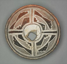 Bowl with Geometric Design (Four-part Design), c 1000- 1150. Southwest, Mogollan, Mimbres,