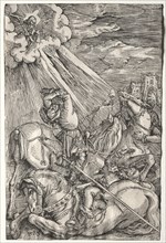 The Conversion of St. Paul. Hans Baldung (German, 1484/85-1545). Woodcut