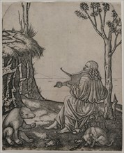 Orpheus Charming the Animals, c. 1505. Marcantonio Raimondi (Italian, 1470/82-1527/34). Engraving;