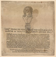 The Triumph of Julius Caesar:  Frontispiece, 1593–99. Andrea Andreani (Italian, about 1558–1610),