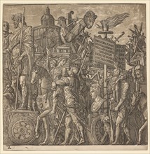 The Triumph of Julius Caesar: Colossal Statues and Siege Equipment, 1593-99. Andrea Andreani