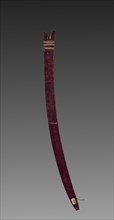 Tulwar Sword (case), 1700s. India, probably Deccan, 18th century. Wood scabbard with velvet and