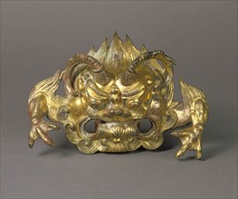 Monster Face: Door Ring Holder (Pushou), 500s. China, Henan province, Northern Dynasties period
