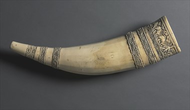 The So-called Horn of Saint Blaise, 1100-1200. South Italy or Sicily, 12th century. Ivory; overall: