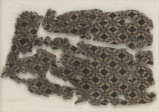 Silk Fragment, 1300s. Egypt, Mamluke period, 14th century. Tabby weave; silk; overall: 9 x 17.2 cm
