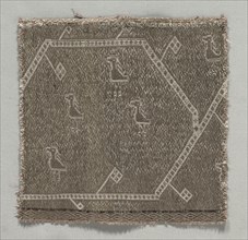 Fragment of a Galloon, 1000s. Italy, 11th century. Tablet weave; gold metallic thread and silk;