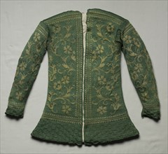 Knitted Hunting Jacket, 17th century. Italy, 17th century. Knitted silk with gold thread; overall: