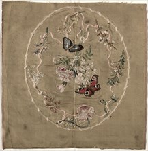 Embroidery for Fire Screen, early 1800s. England, early 19th century. Embroidery, silk; overall: 49