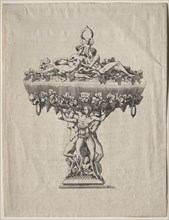 Covered Cup with Grape Festoon, mid 1500s. Copy after Antonio Fantuzzi (Italian, c. 1510-c. 1550).