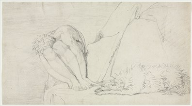 The Thought of Death alone, the Fear Destroys, c. 1795. William Blake (British, 1757-1827). Pencil;
