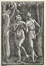 The Fall and Redemption of Man:  Adam and Eve Eating the Forbidden Fruit, c. 1515. Albrecht