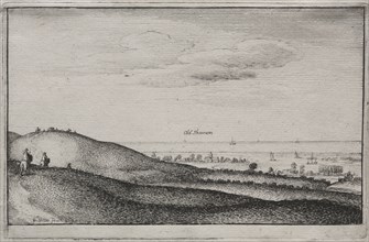 English Views:  Old Shoreham, 1645. Wenceslaus Hollar (Bohemian, 1607-1677). Etching