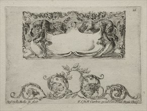 Collection of Various Caprices and New Designs of Cartouches and Ornaments:  No 16. Stefano Della